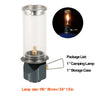 Candlelight Kit Portable Lamp Windproof CandleLight Outdoor Camping GasBurner Light Tent Lamp Picnic BBQ Fishing Lantern