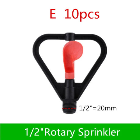 1/2" Garden Lawn Sprinkler Cooling Butterfly-shaped Rotating Sprinkler Vegetable Automatic Sprinkler Farm Irrigation Equipment