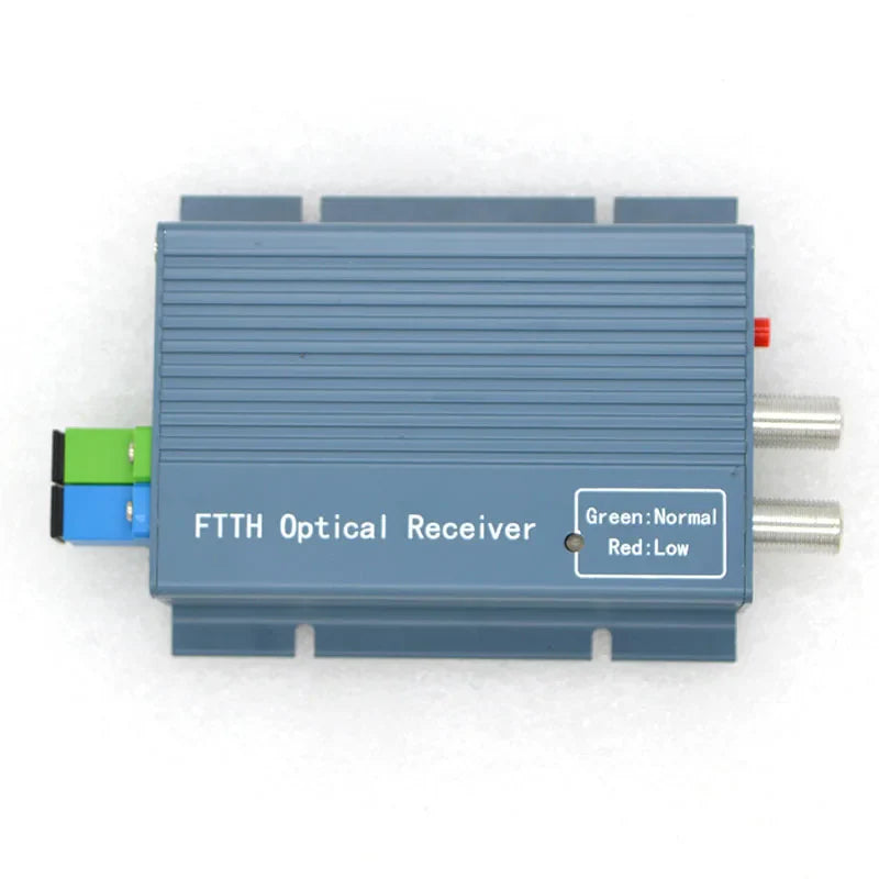 FTTH Fiber Optic Equipment Receiver Media Converter Node With AGC WDM Applications ONU XPON Network Transmission