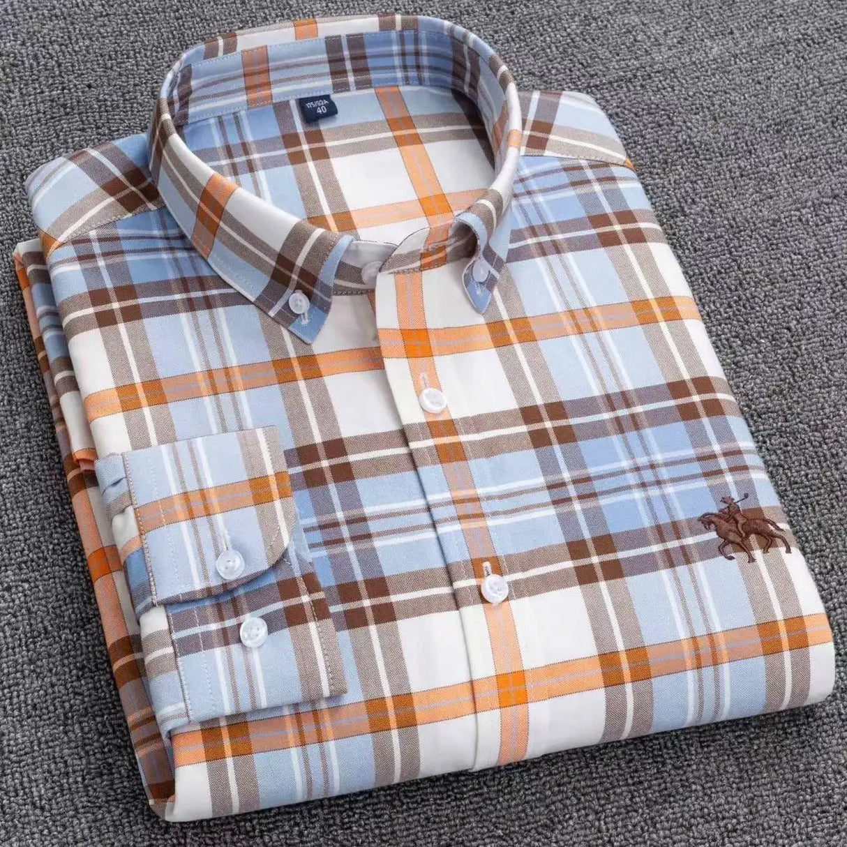 New in shirt oversize 6xl long-sleeve shirts for men 100%cotton Oxford tops slim fit formal plain shirt fashion office clothes