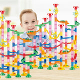 Marble Run Building Blocks Marbles Slide Toys For Children DIY Creativity Constructor Educational Toys Children Gift