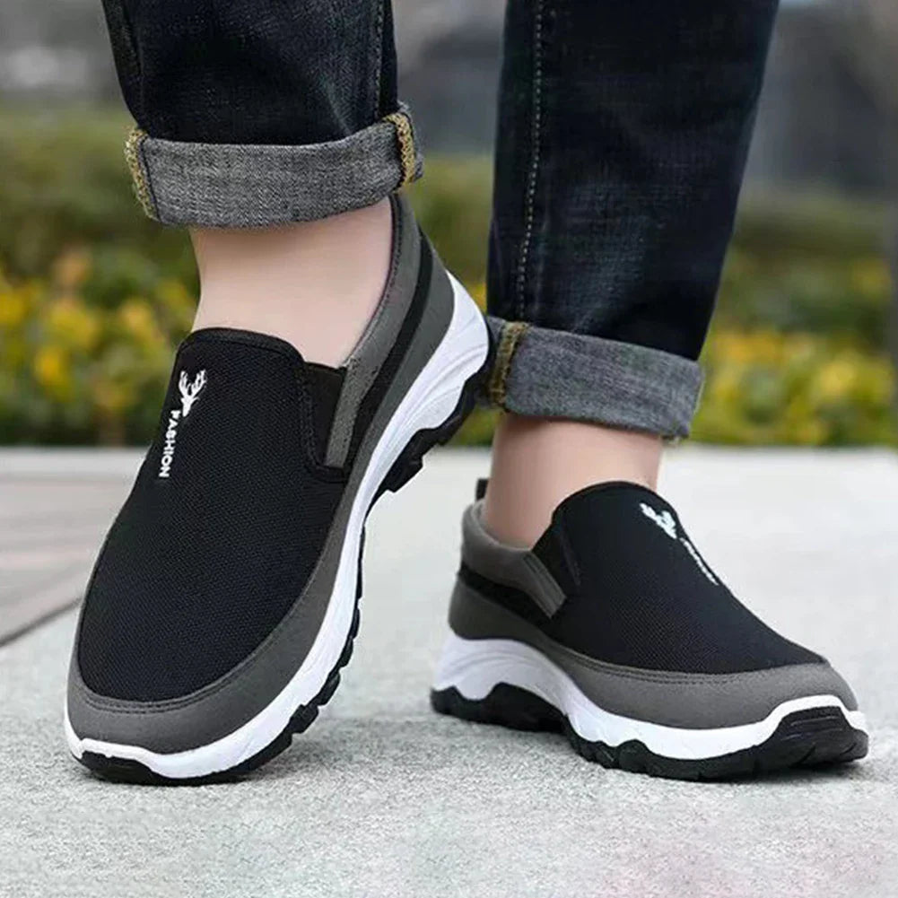 Men Penny Boat Shoes Sports Shoes Breathable Running Hiking Sneakers Flat Comfortable for Outdoor Activity Hiking Walking