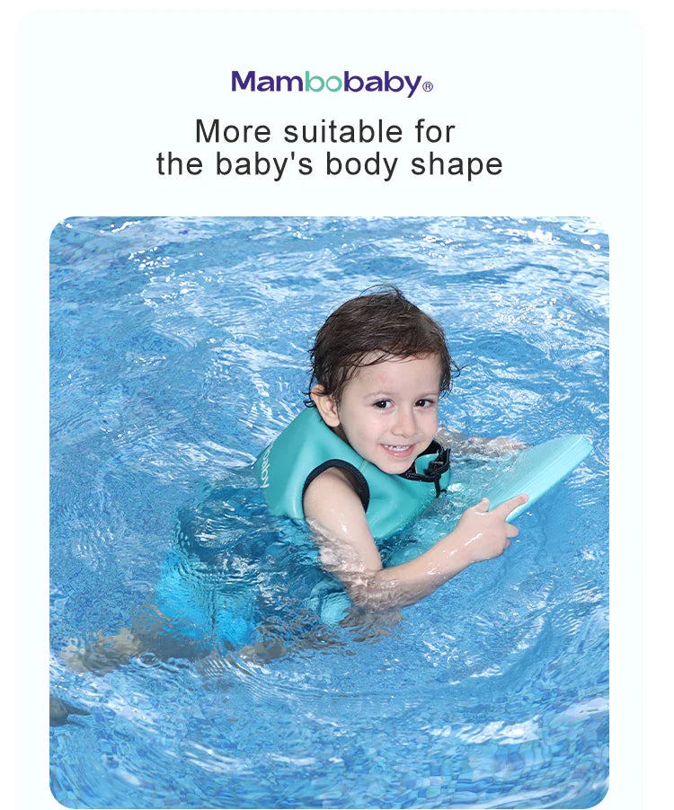 Mambobaby  Swimming Buoyancy Vest Jacket Air Free Baby Swimming Ring Puddle Jumper Safety Kids swim Aid Vest