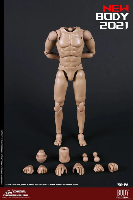 COOMODEL 1/6 Standard Muscle Male Soldier Body MB001 MB002 MB003 BD001 BD002 BD003 BD004 25/27CM Military Action Figure Doll