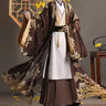 Genshin impact Zhongli Cosplay men's clothing cosplay anime clothing Lanterns shining in shadow  awesome boy student adult hanfu