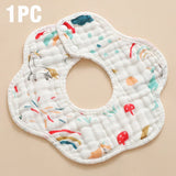 5PCS Baby Bath Towel 100% Cotton 6 Layers Gauze Kid Facecloth Face Wash Wipe Hand Soft Newborn Stuff Handkerchief 30X30cm