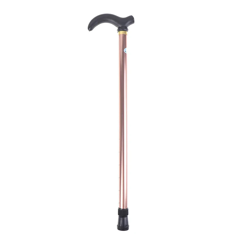 Adjustable Walking Stick Cane 2 Section Stable Anti-Skid Anti Shock  Crutch for Old Man Hiking