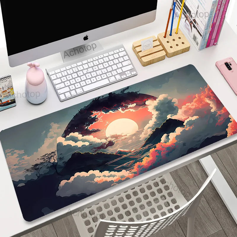 Kawaii Gaming Mouse Pad Large Mousepad Computer Game Keyboard Laptop Mouse Mat 400x900 Anime Desk Mats Play CS GO LOL Mause Pad