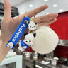 Kawaii Sanrio Keychain Cute Cartoon Pochacco Doll Pendant Car Key Ring Backpack Plush Keychain Ornaments Jewelry Gift for Friend