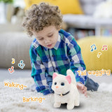 New Walking Kitty Plush Toy Electric Interactive Cat Stuffed Animal Meowing Tail Wagging Head Nodding Cat Pet Toy For Kids Gift