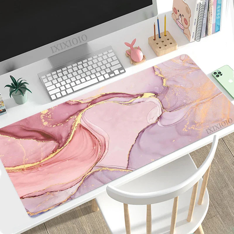 Mouse Pad Gamer Fashion Marble XL HD Computer New Mousepad XXL keyboard pad Carpet Soft Non-Slip Office Accessories Mice Pad