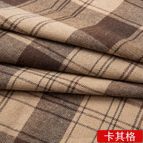 Yarn Dyed Soft Thickening Grinding Wool Plaid Fabric JK Clothing Shirt Skirt Jacket Pants Check Cloth DIY Apparel Sewing Fabrics