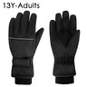 Waterproof Adult Kids Ski Gloves Thick Children Mittens Snowboard Outdoor Snow Child Winter Gloves for Boys Girls Fleece Lining