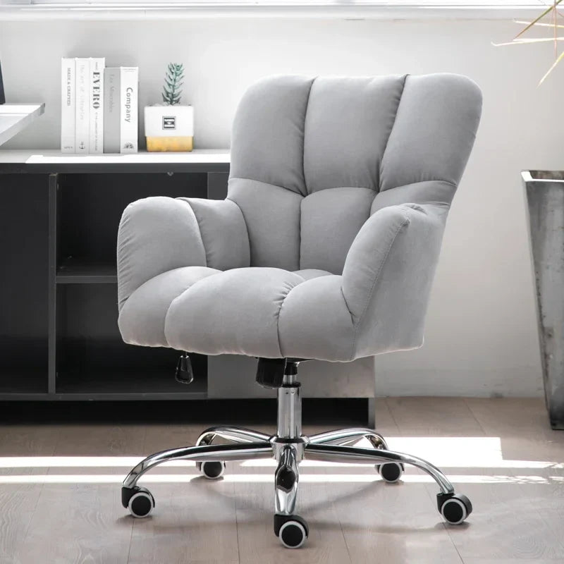 Nordic velvet Office Chairs Home Backrest Computer Chair Modern Office Furniture Dormitory Lifting Rotate Lazy Sofa Gaming Chair