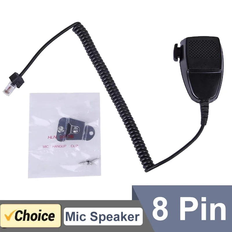 Mic Speaker 8pin Hand Microphone For Motorola Walkie Talkie GM300 GM338 CDM750 GM950 Car Mobile Two Way Radio HMN3596A Accessory