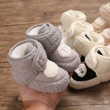 Warm Infant Toddler Crib Snow Boots Soft Comfortable Infant Girls Boys Anti-Slip Socks Slipper Newborn Baby Shoes