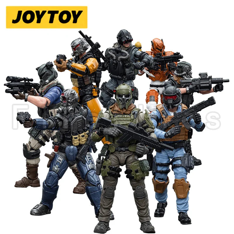 1/18 JOYTOY 3.75inch Action Figure Yearly Army Builder Promotion Pack 08-15 Anime Model Toy Free Shipping