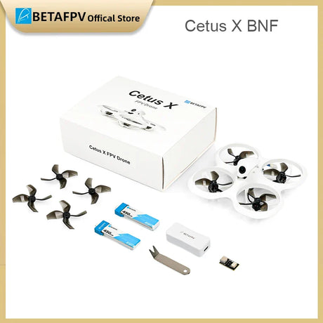 BETAFPV Cetus X Brushless ELRS FPV Quadcopter BNF/ RTF LiteRadio 3 Radio Transmitter VR03 FPV Goggles C04 FPV Camera RC Drone