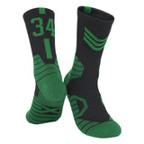 $19.99 5 Pairs Men's Athletic Crew Socks Performance Thick Cushioned Sport Basketball Running Training Compression Sock