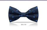 VEEKTIE Brand Pre-tied Bowties For Men Polka Dots Striped Business Formal Wedding Ceremony Red Blue Black Suit Boys Party Modern