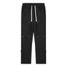 Back Strap button-down Logging Sweatpants Straight Leg Loose Heavy Cotton High Street Slacks