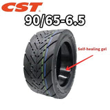 Zhengxin 90/65-6.5 Self-healing road vacuum tires 11 inch electric scooter jelly tires with rubber puncture resistant tires