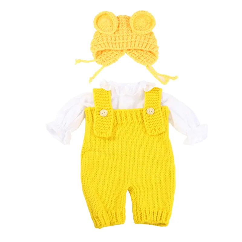 Doll Clothes for 55cm Dolls 22inch Doll's Clothing Sweater Dress Overall  DIY Toy Dolls Outfit for Dolls Clothes Accessories