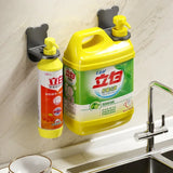 Universal Shower Gel Bottle Rack Adjustable Shampoo Bottle Holder Hand Soap Dispenser Hook Wall Mounted Free Punching