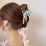 Muweordy Summer Alloy Large Claw Clips Butterfly Hair Clip Korean  Popular Hair Catches Hair Accessories For Women