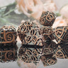 Special Offer Resin Metal Dice Set Sample With Metal Box Polyhedral DND Dice Set Sample Limited to 1 set of RPG game Dice Set