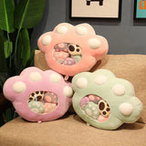 New Kawaii Animal Balls Pudding Candy Bag Pillow Plush Stuffed Mini Doll of Donut Boba Milk Tea Bat Newt Cat Nap Plushie