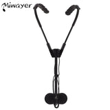 Miwayer Saxophone Shoulder Harness Holder Comfortable Sax Neck Strap Hook for Horn Baritone Soft Alto Sax Soprano Clarinet