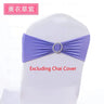 10pcs/lot Stretch Lycra Spandex Chair Covers Bands With Buckle Slider For Wedding Decorations Wholesale Chair Sashes Bow heart