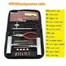 Universal Tire Repair Tools Flat Emergency Tire Repair Kit Heavy Duty Tire Plug Flats Patch Kit with Plugs To Fix Punctures