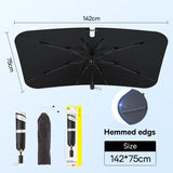 Baseus Windshield SunShade Umbrella Hemmed Edges Cover Protector Parasol Car Summer Sun Protection Front Window Sun Shade