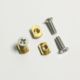 4PCS Foil Mount Size M8 Hydrofoil Screw Mounting T-Nuts for All Hydrofoil Tracks Surfing Outdoor Accessories