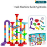 Marbles Run Catapult Track Building Blocks Slide Beads Educational Toys Children Gift Race Balls Toy Marble Track Race Set