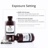 NOVA3D UV resin Liquid  Standard Photopolymer Resin For LCD 3D Printer For LCD 3D Printing Material 1kg Black Grey White