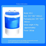 Large Portable Washing Machine with Dryer Bucket for Clothes Shoe Small Washing Machines Mini Automatic Sock Underwear Washer UK