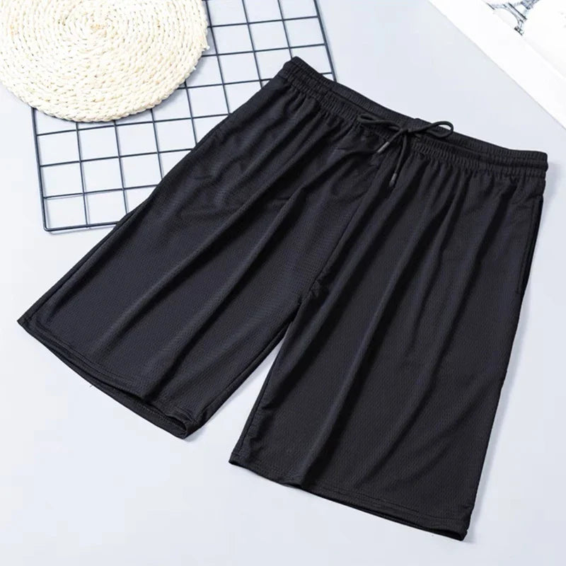 Men Summer Sport Basketball Shorts Mesh Gym Running Shorts Male Loose Casual Crossfit Shorts Fitness Beach Shorts Man Clothing