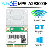 WiFi 6E AX210HMW Mini PCI-E Wifi Card Bluetooth 5.3 For Intel AX210 Network Card Wifi 6 AX200 802.11AX Wireless Adapter