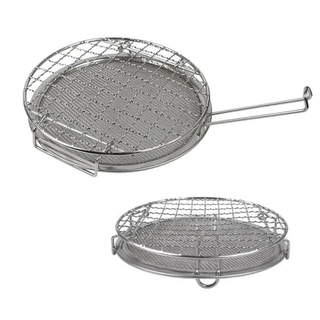 Outdoor Mini Roaster Foldable Portable Stainless Steel Multifunctional Bbq Mesh Rack Camping Cookware For Outdoor Camping Picnic