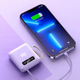 Xiaomi MIJIA Mini Power Bank 20000mAh With 4 Cable Mobile Phone External Battery Charger for iPhone Samsung Huawei Xiaomi NEW