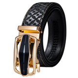 High Quality Mens Belts Black Brown Blue White Green Leather Straps Casual Gold Automatic Buckles Waistband Belt for Men Wedding