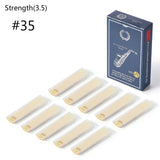 10Pcs Eb Alto Sax Reeds Hardness Strength 1.0 1.5 2.0 2.5 3.5 Saxophone Reed Instrument Accessory High-strength Reed