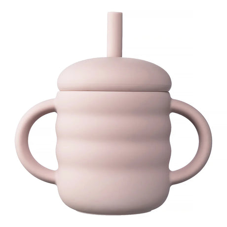 Baby Silicone Cup Portable Drinking Straw Cup Children Leak-proof Breastfeeding Bottle Cup Baby Feeding Cup Learning Cup