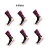 6 Pairs Football Socks Men Women Sports Socks Non-slip Silicone Bottom Soccer Socks Rugby Tennis Volleyball Badminton Socks