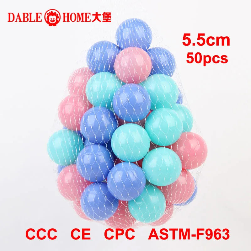 Outdoor Sport Ball Eco-Friendly Water Pool Ocean Wave Ball 50pcs 5.5cm Stress Air Ball Funny Toys for Children Kid Ballenbak