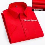 Plus Size 7XL 8XL 9XL 10XL 11XL Men's Dress Shirt Causal Twill Plain Social Basic Office Patchwork Blue Red Black Larger 160KG