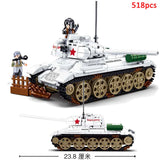 WW2 Military Panzer Tiger I Heavy Tank Panzerkampfwagen VI Ausf. E Building Blocks World War II Figures Bricks Model Toys Gifts